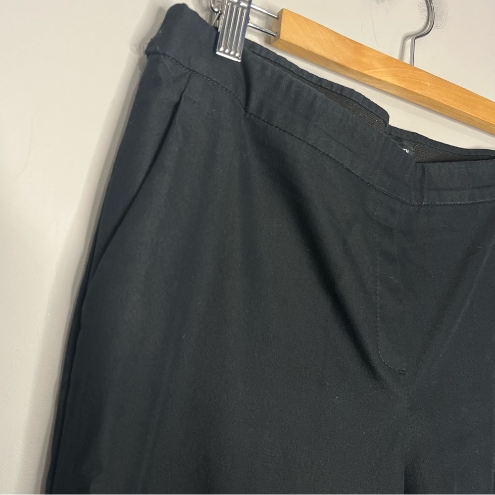 Theory Thaniel Approach Stretch Cropped Black Pull On Pants, size 10 - Picture 7 of 16